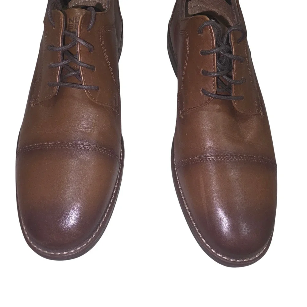 Men's Dress Shoes By Nunn Bush Westwood Cognac Size 9 M Leather Comfort Gel